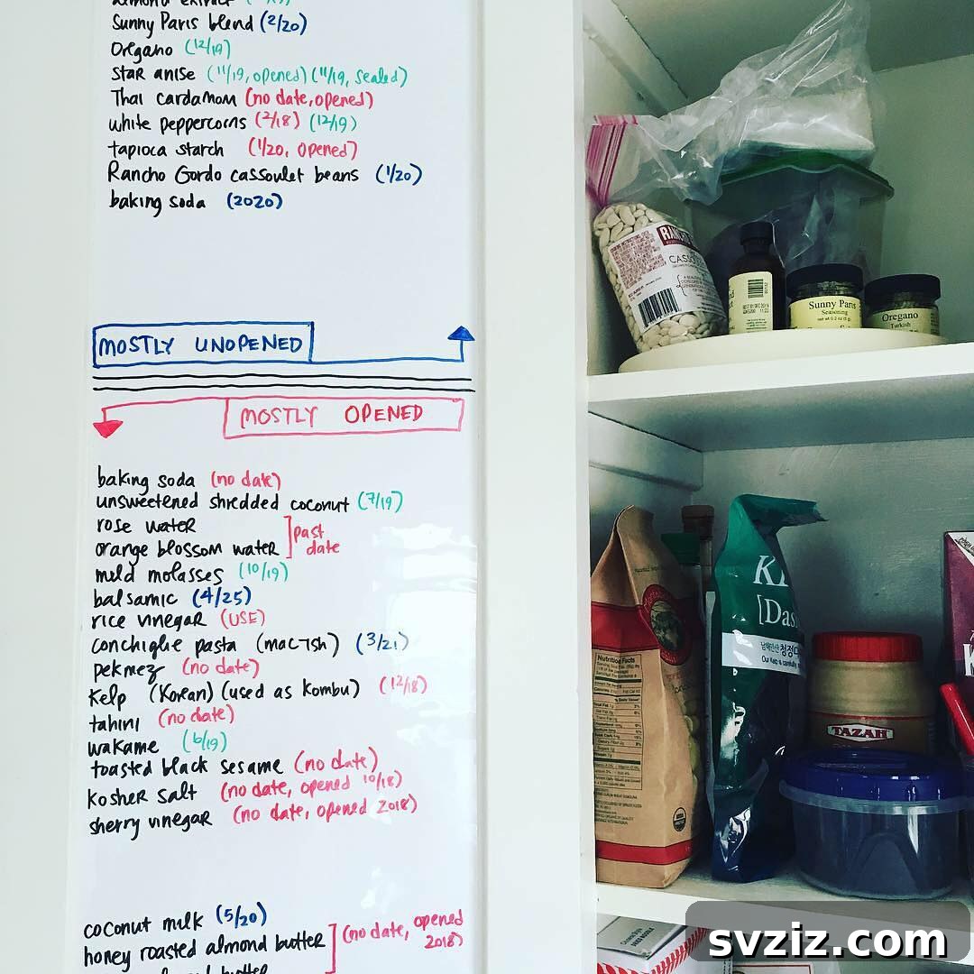 17 Whiteboard Hacks: Genius Organization for Home & Office 6 pantry inventory