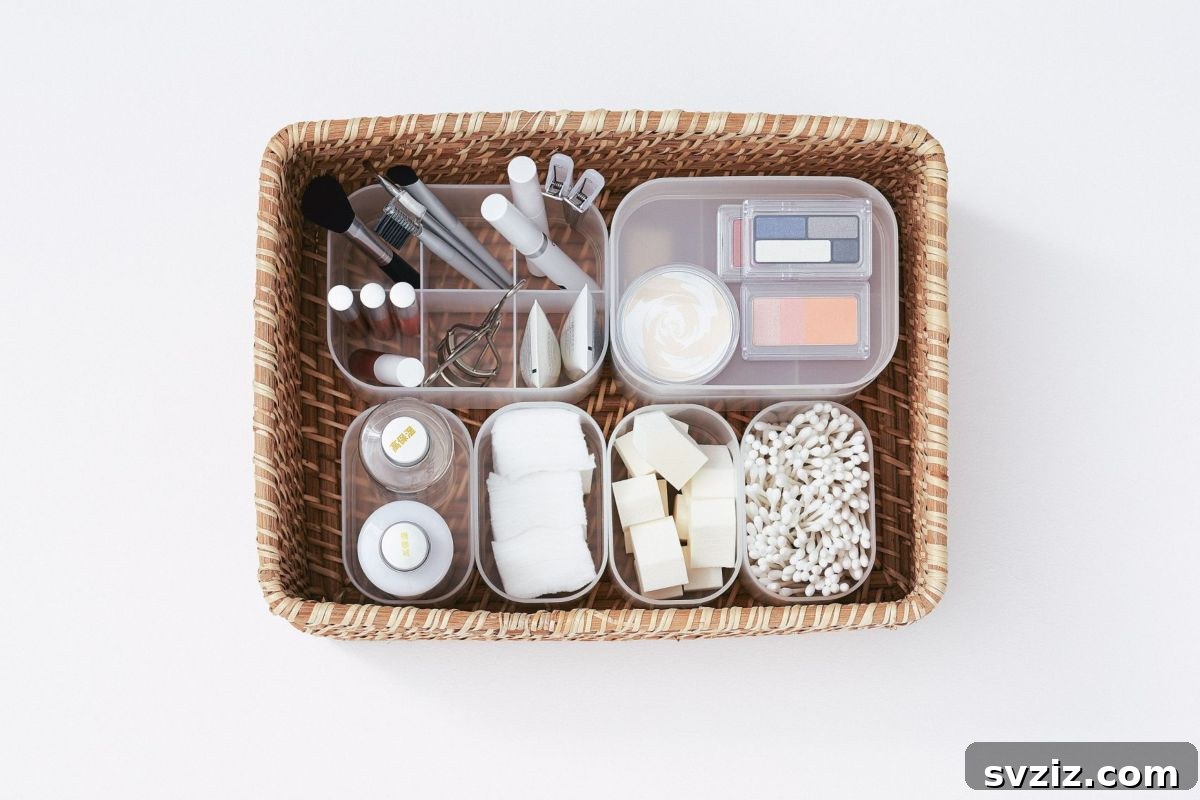 rattan storage baskets