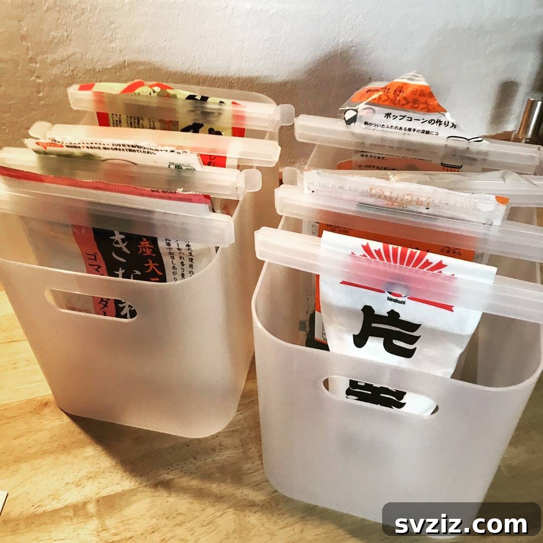 store food with clips