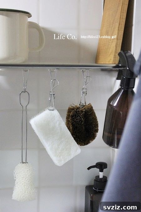 hang sponges
