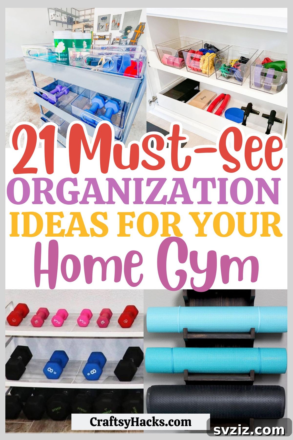 21 Genius Solutions for Home Gym Organization 2 Home Gym Organization Ideas