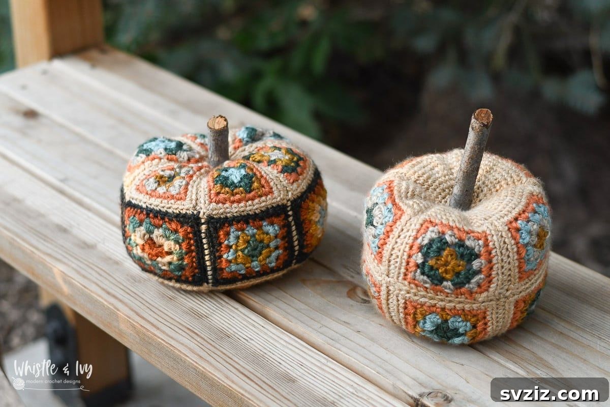 Granny Square Pumpkins