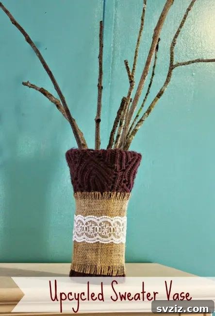 Cute Sweater Vase