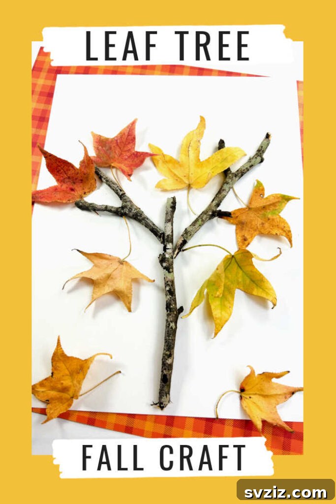 Fall Leaf Tree Craft