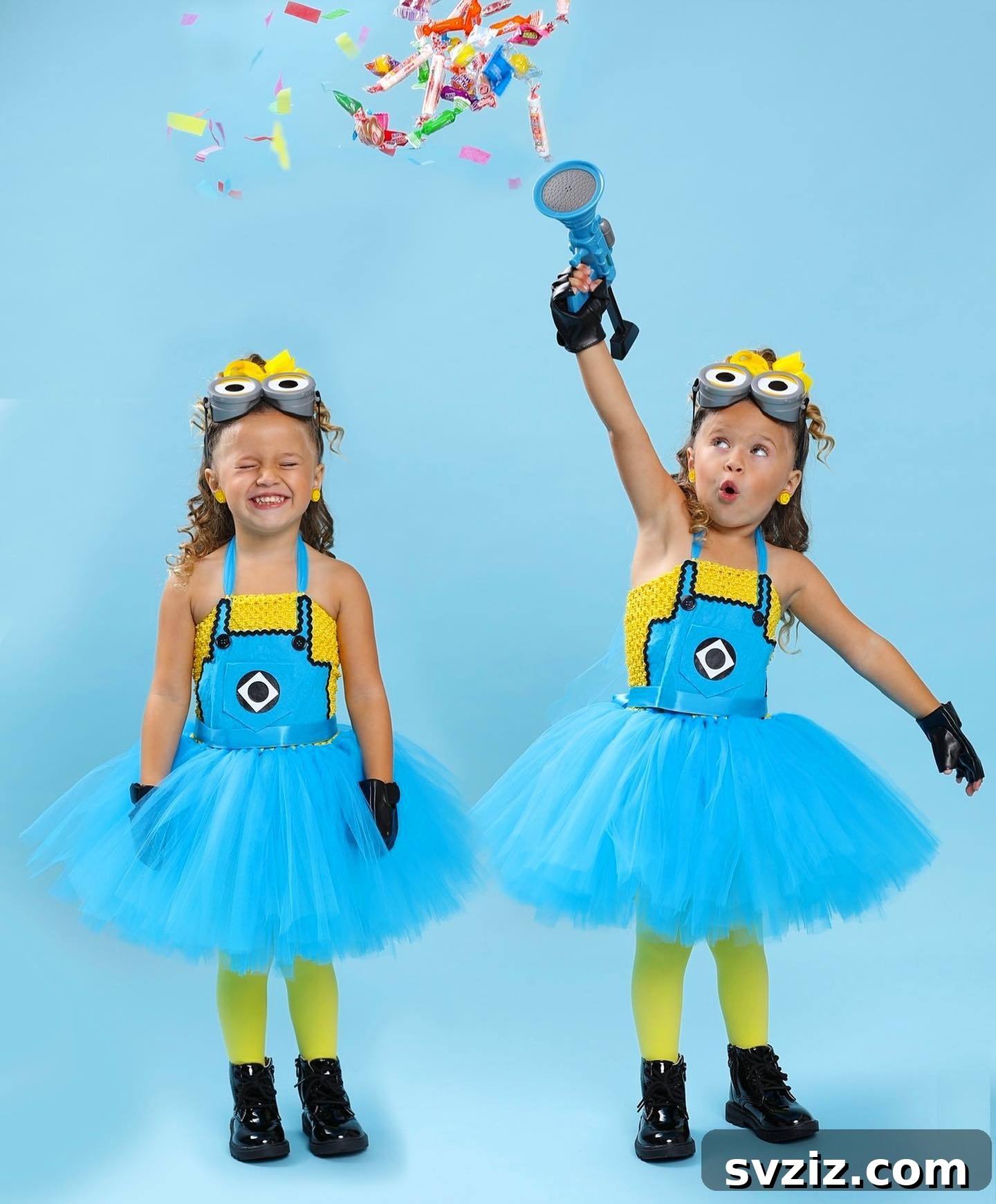 Adorable Minion Dress Halloween Costume for Girls