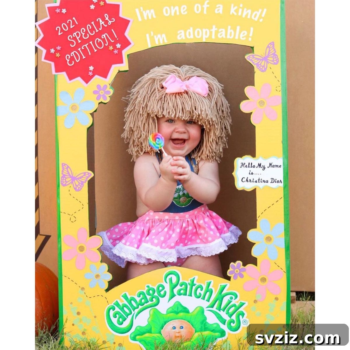 Nostalgic Cabbage Patch Kids Halloween Costume