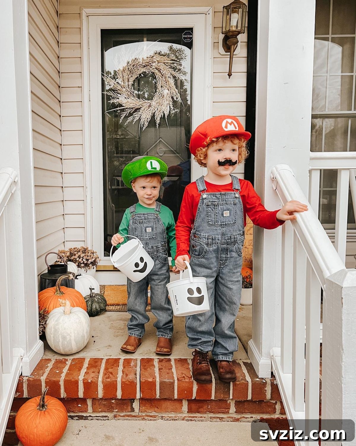 Fun Super Mario Bros Group Halloween Costume