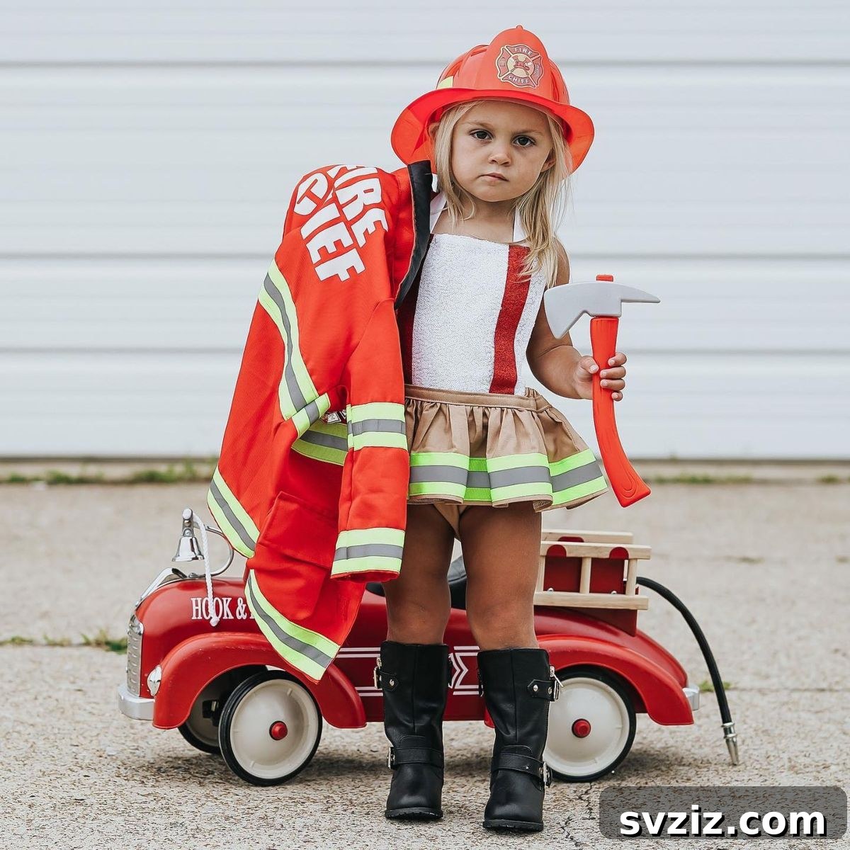 Brave Fire Chief Halloween Costume for Kids