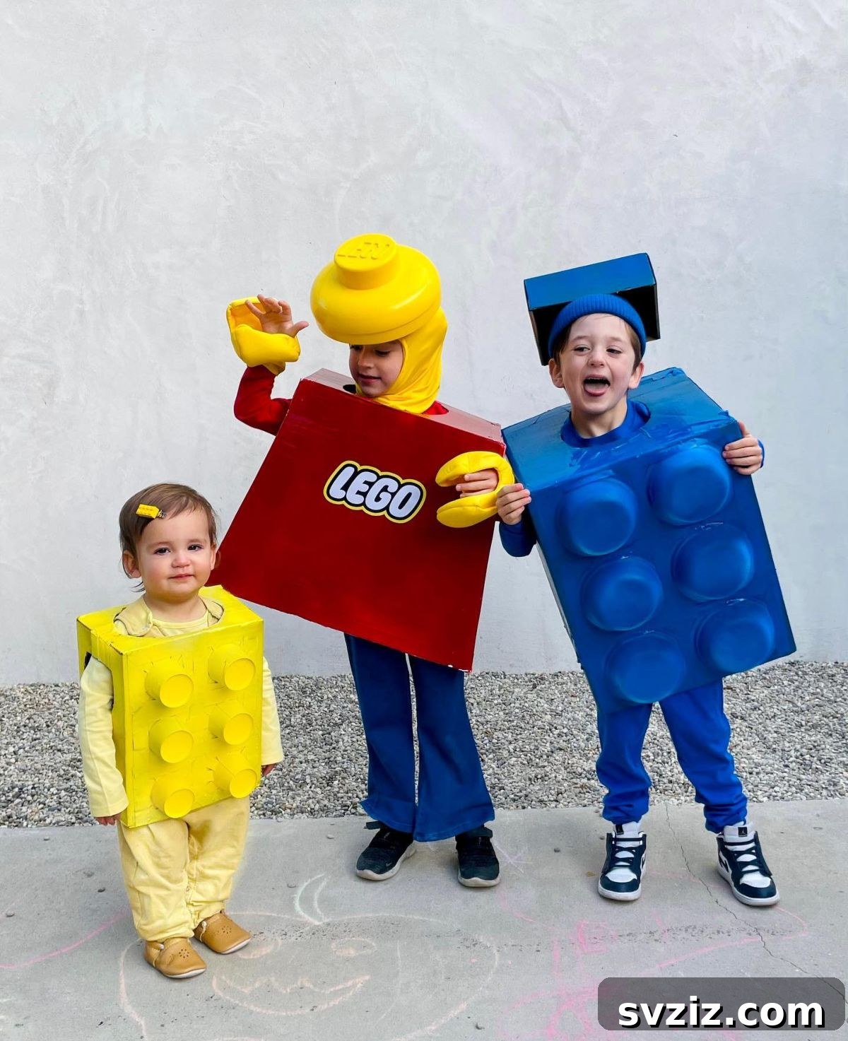 DIY Lego Block Halloween Costume for Kids