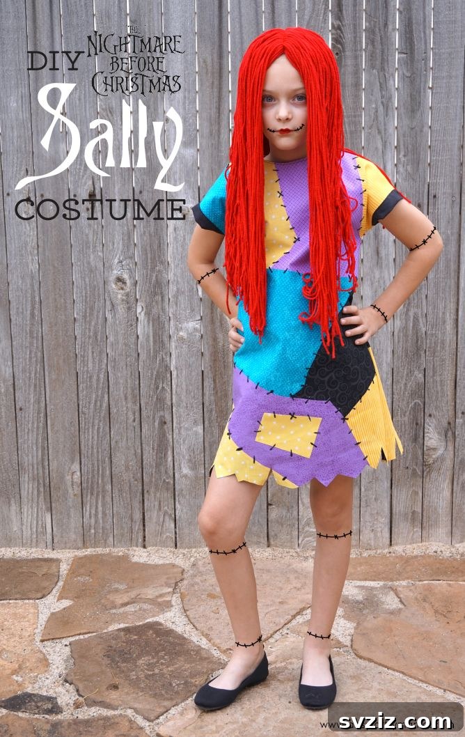 Nightmare Before Christmas Sally Costume DIY