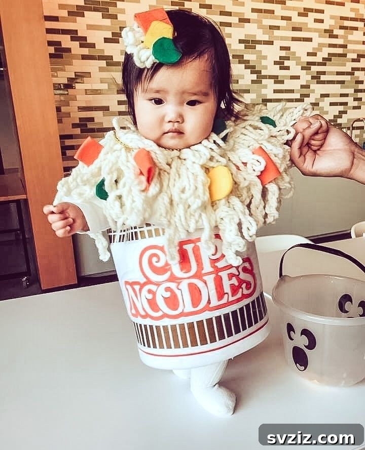 Creative Cup Noodles Halloween Costume