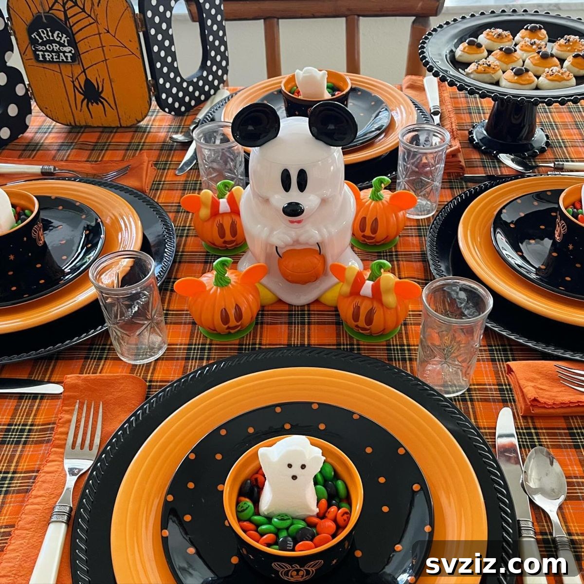 Transform Your Table: Haunting Halloween Decor Inspirations 15 mickey mouse