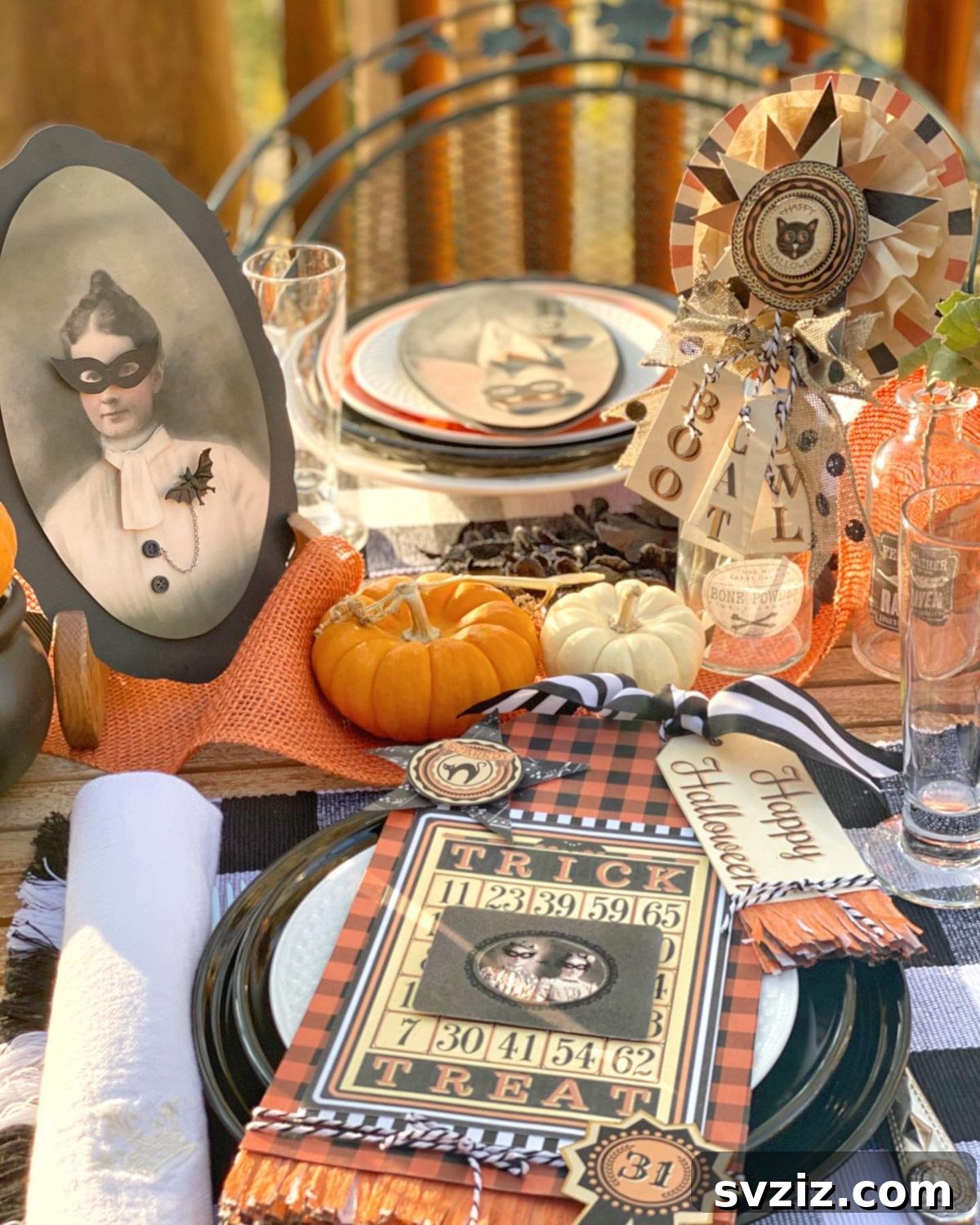 Transform Your Table: Haunting Halloween Decor Inspirations 23 Spooky 3D Portraits
