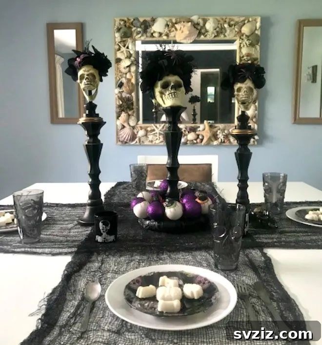 Transform Your Table: Haunting Halloween Decor Inspirations 5 day of the dead