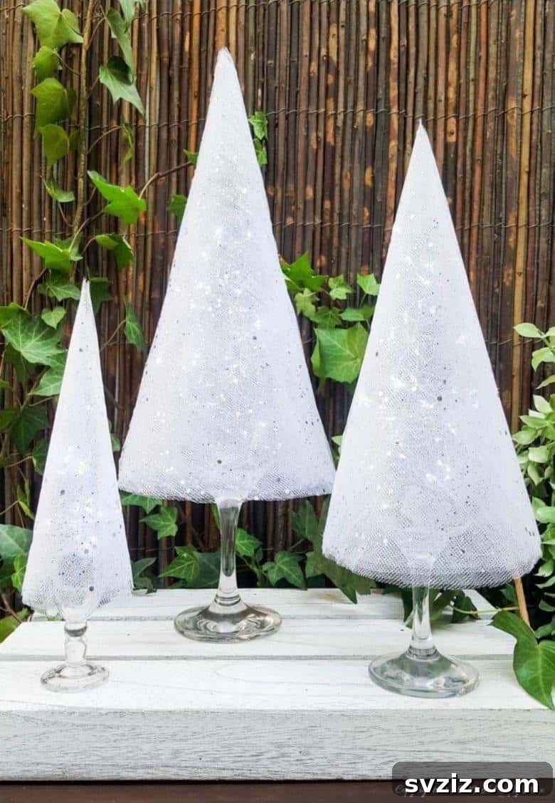 41 Quick & Easy Christmas Crafts to Finish in 15 Minutes 16 Creative Wine Glass Christmas Trees as Unique Holiday Decor