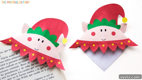 41 Quick & Easy Christmas Crafts to Finish in 15 Minutes 10 Whimsical Elf Corner Bookmarks for Festive Reading
