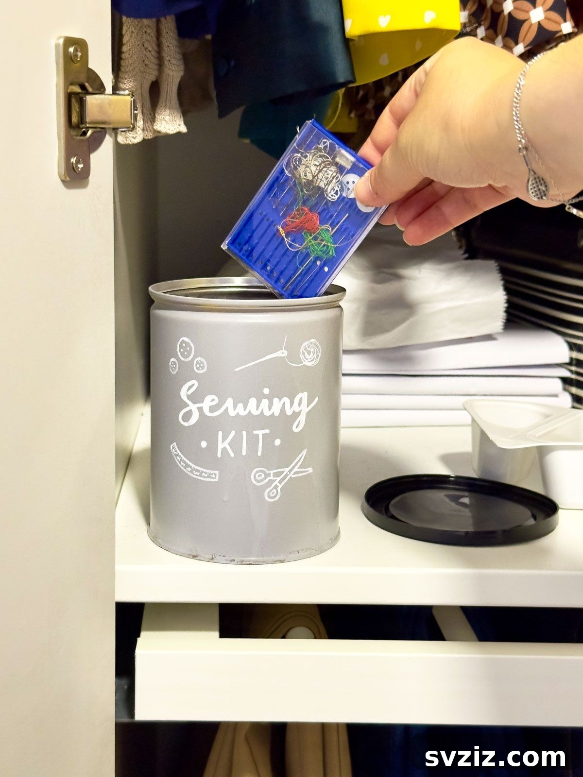  Coffee Can into a Sewing Kit