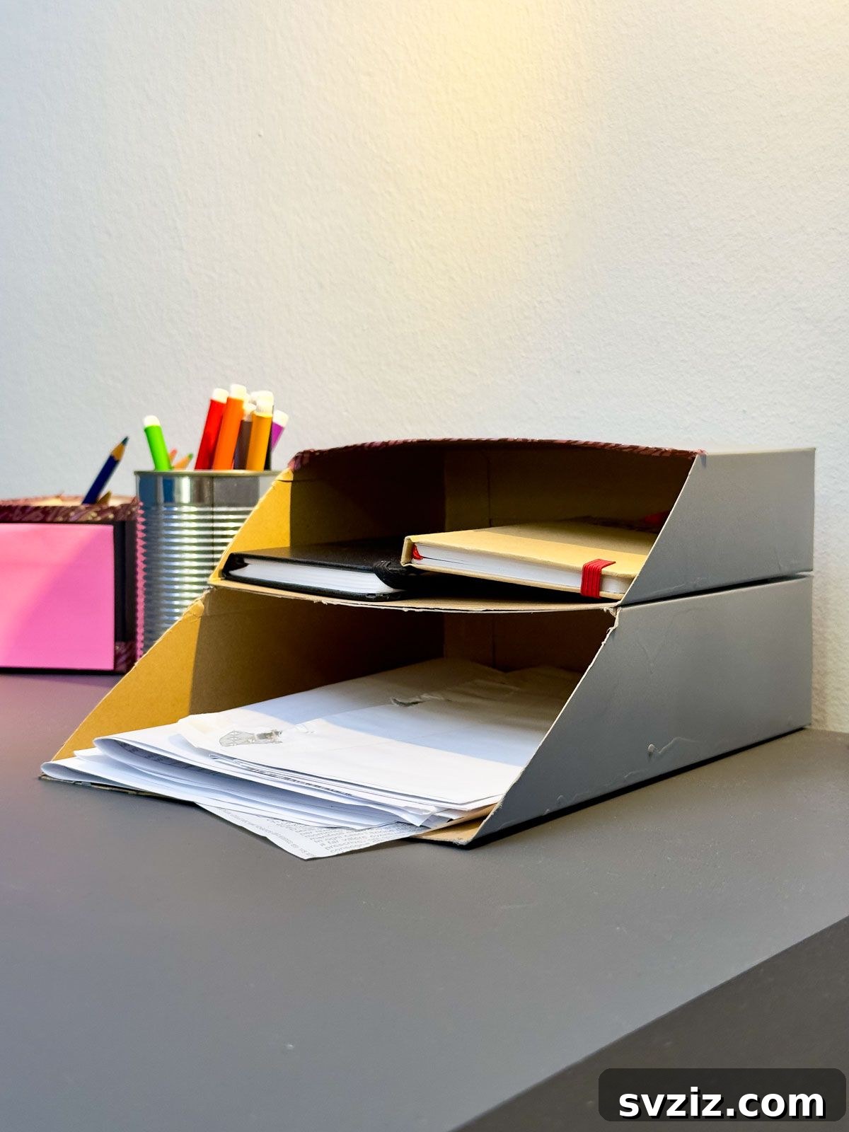 Cereal Boxes into a Document Holder