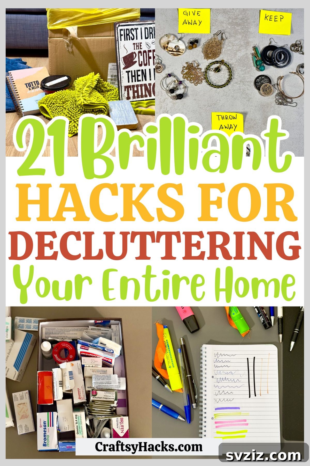 Decluttering Hacks