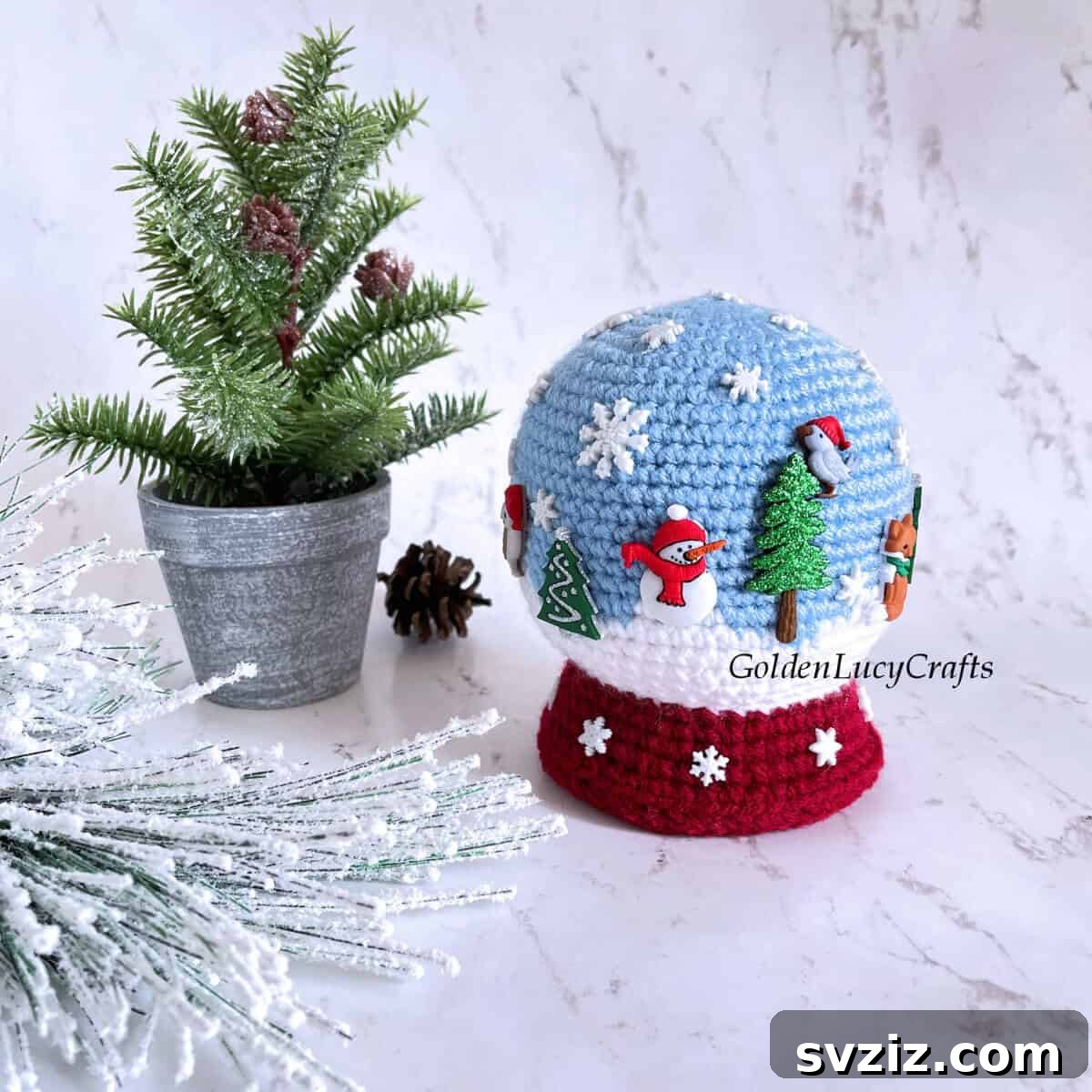  Snow Globe Crochet