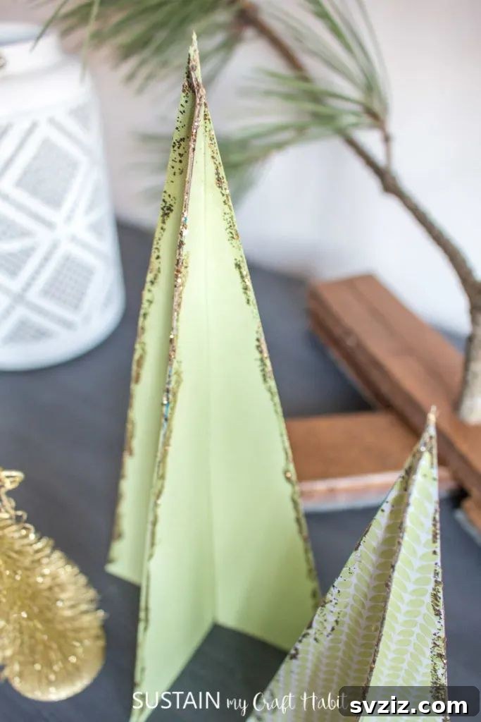 Cereal Box Christmas Trees