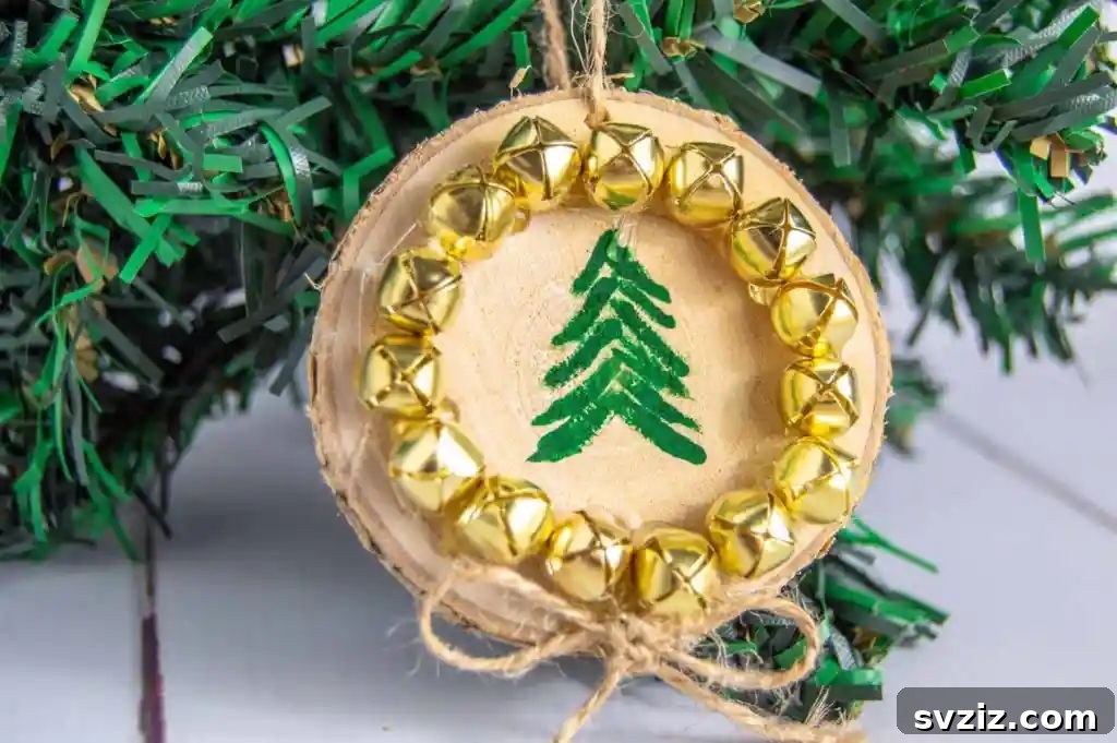  Rustic Wood Slice Ornaments