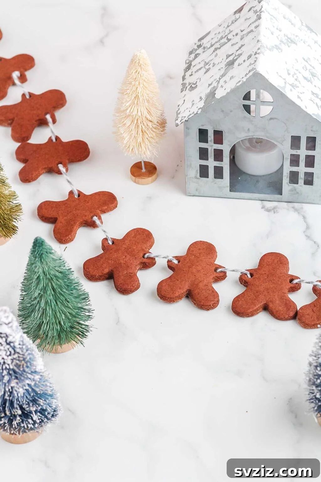 Salt Dough Gingerbread Garlands