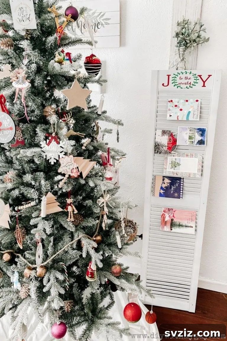 Christmas Card Display Holder