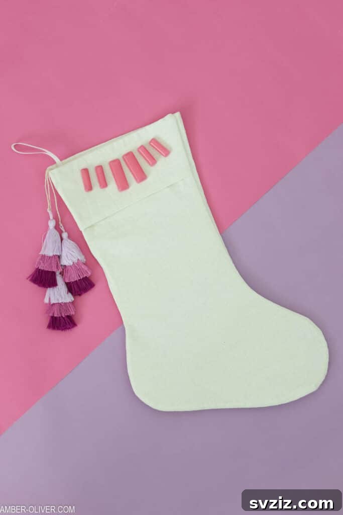 DIY Gem Christmas Stockings