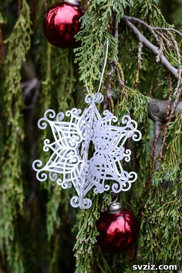 3D Snowflake Ornaments