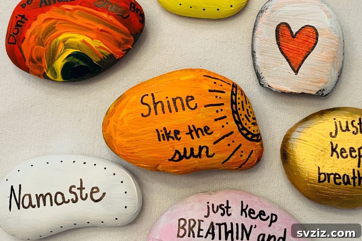 mindfulness stones