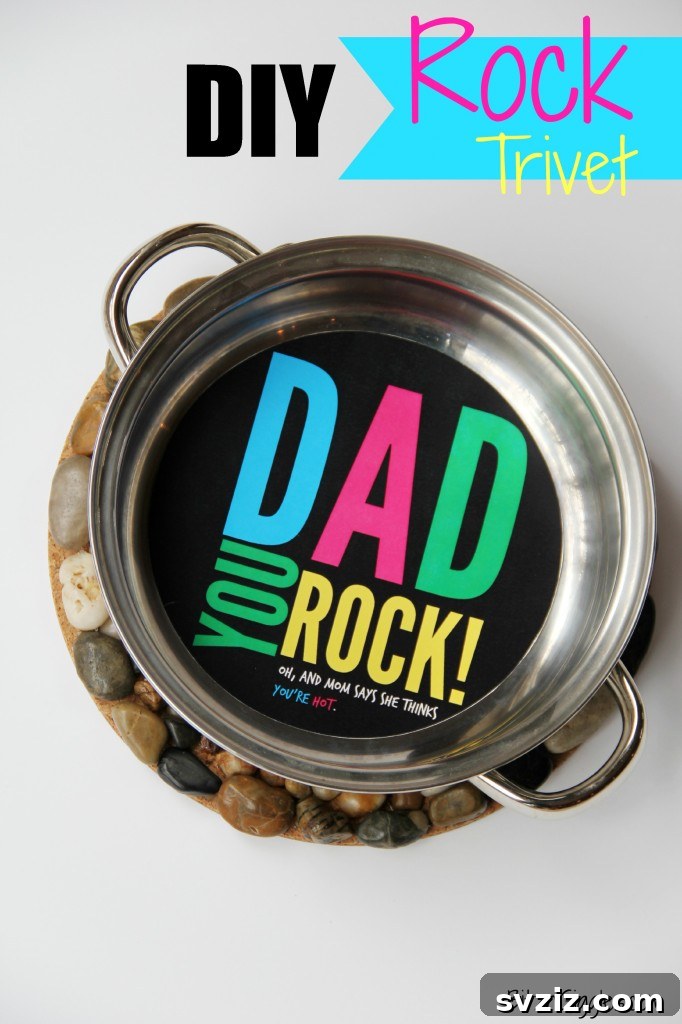 DIY Rock Trivet