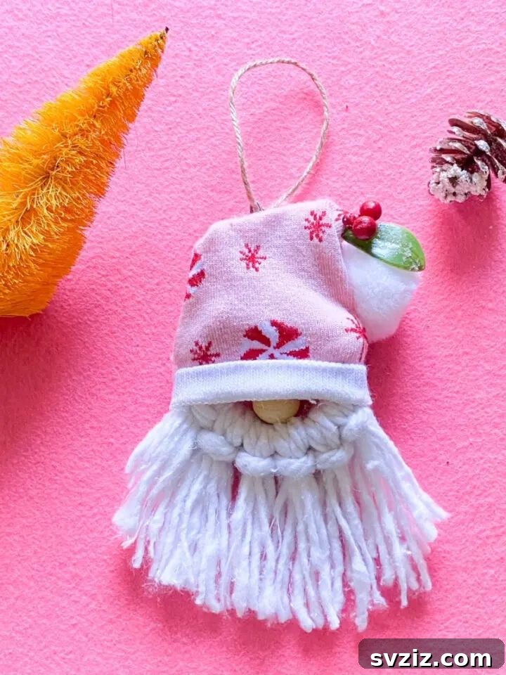 Adorable DIY Gnome Christmas Ornaments