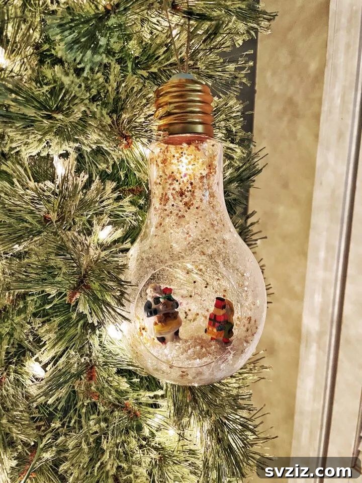 Magical Christmas Terrarium Ornaments for DIY Decor