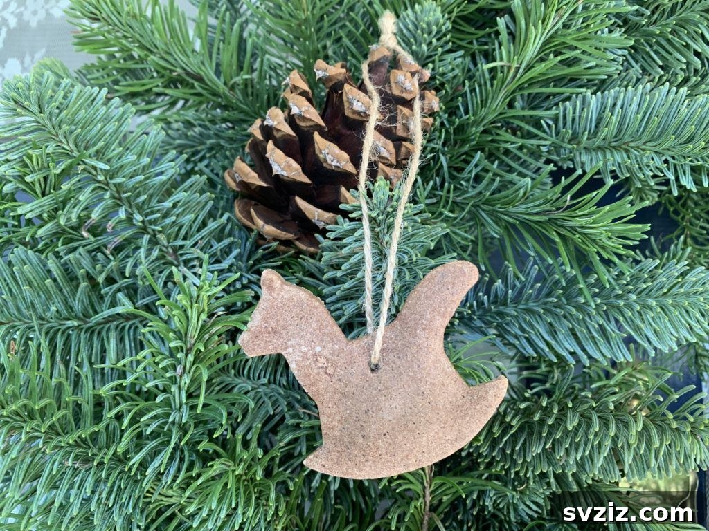 Fragrant Salt Dough and Cinnamon Christmas Ornaments