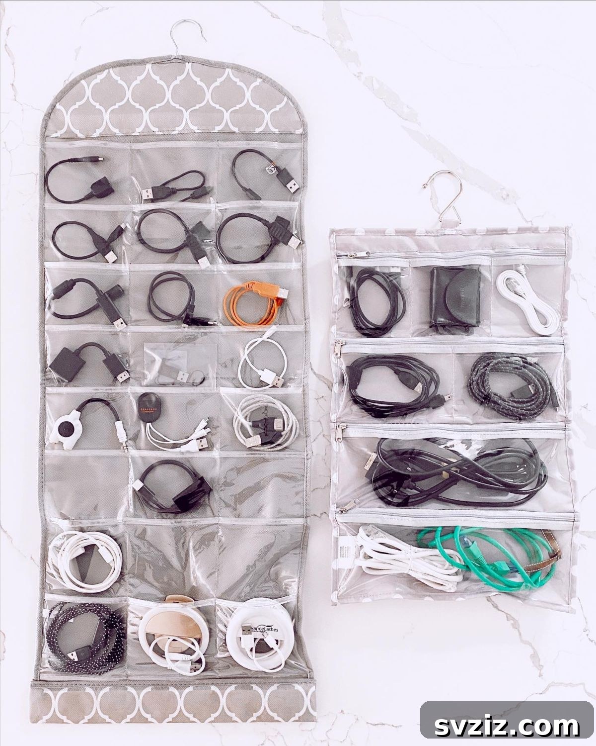 Over the Door Cable Storage
