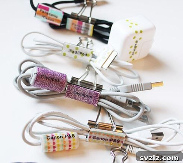 Washi Tapes and Binder Clips