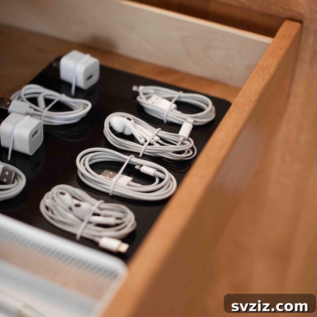 DIY Drawer Cord Board