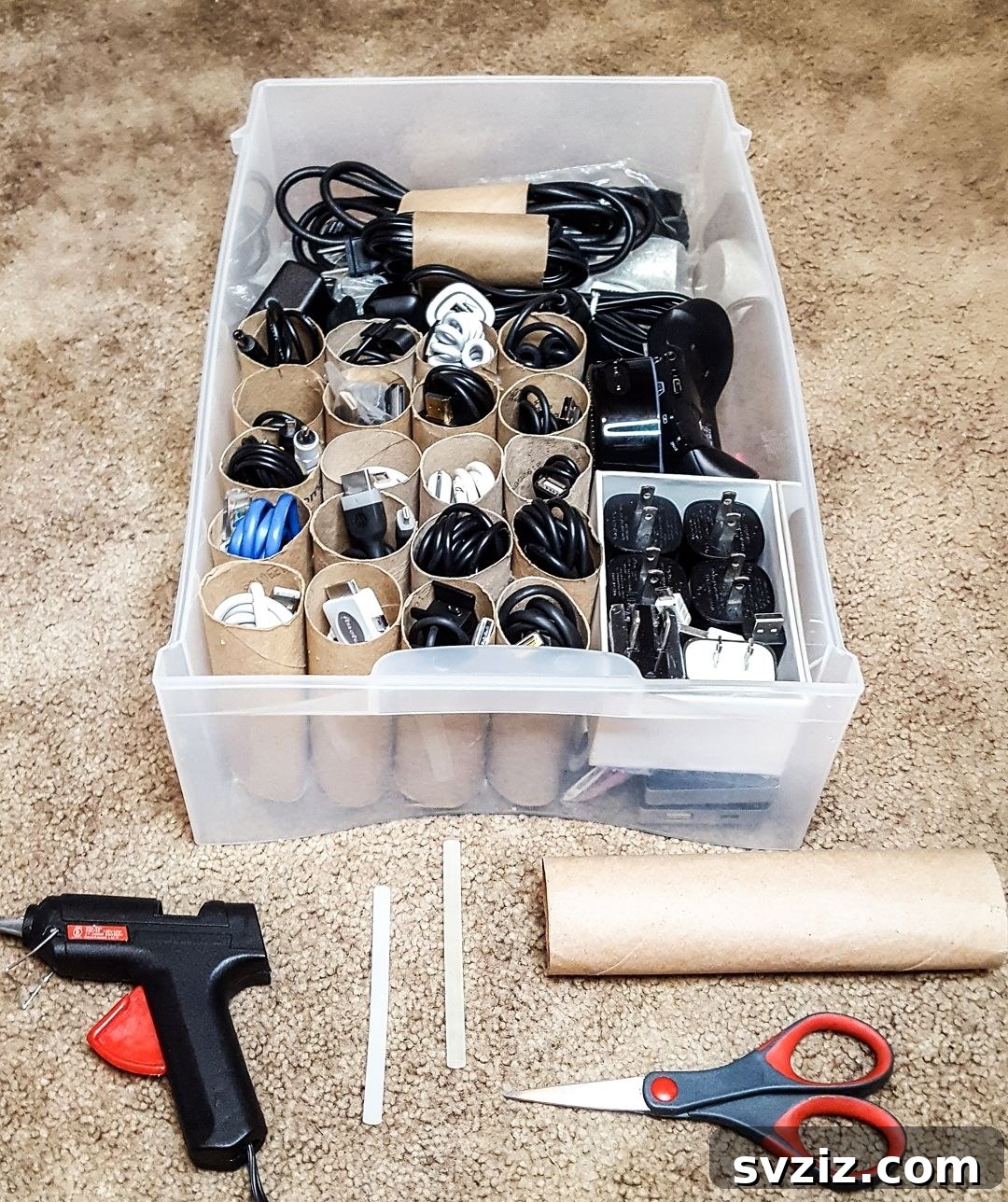 cardboard tubes