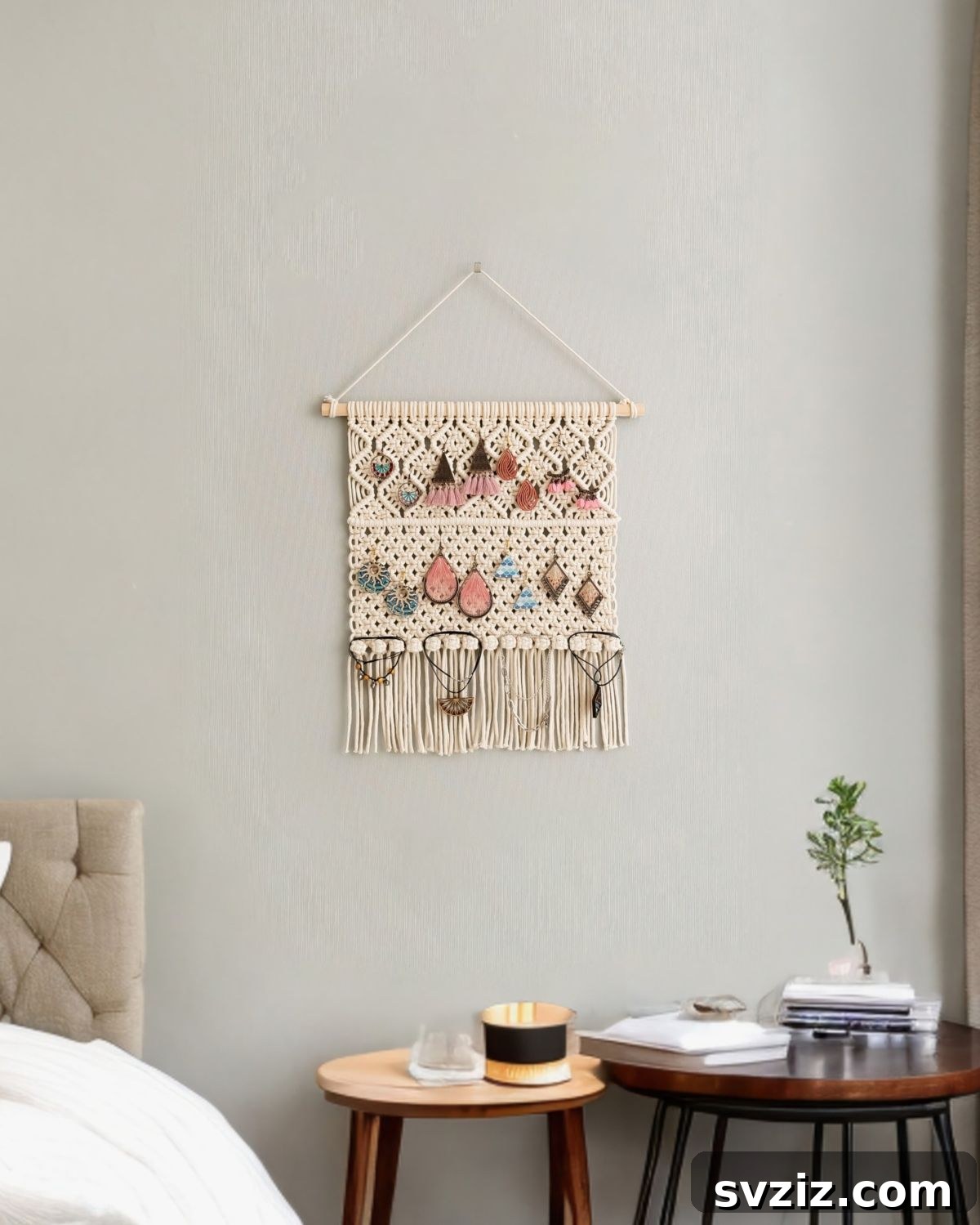Macrame Jewelry Hanger