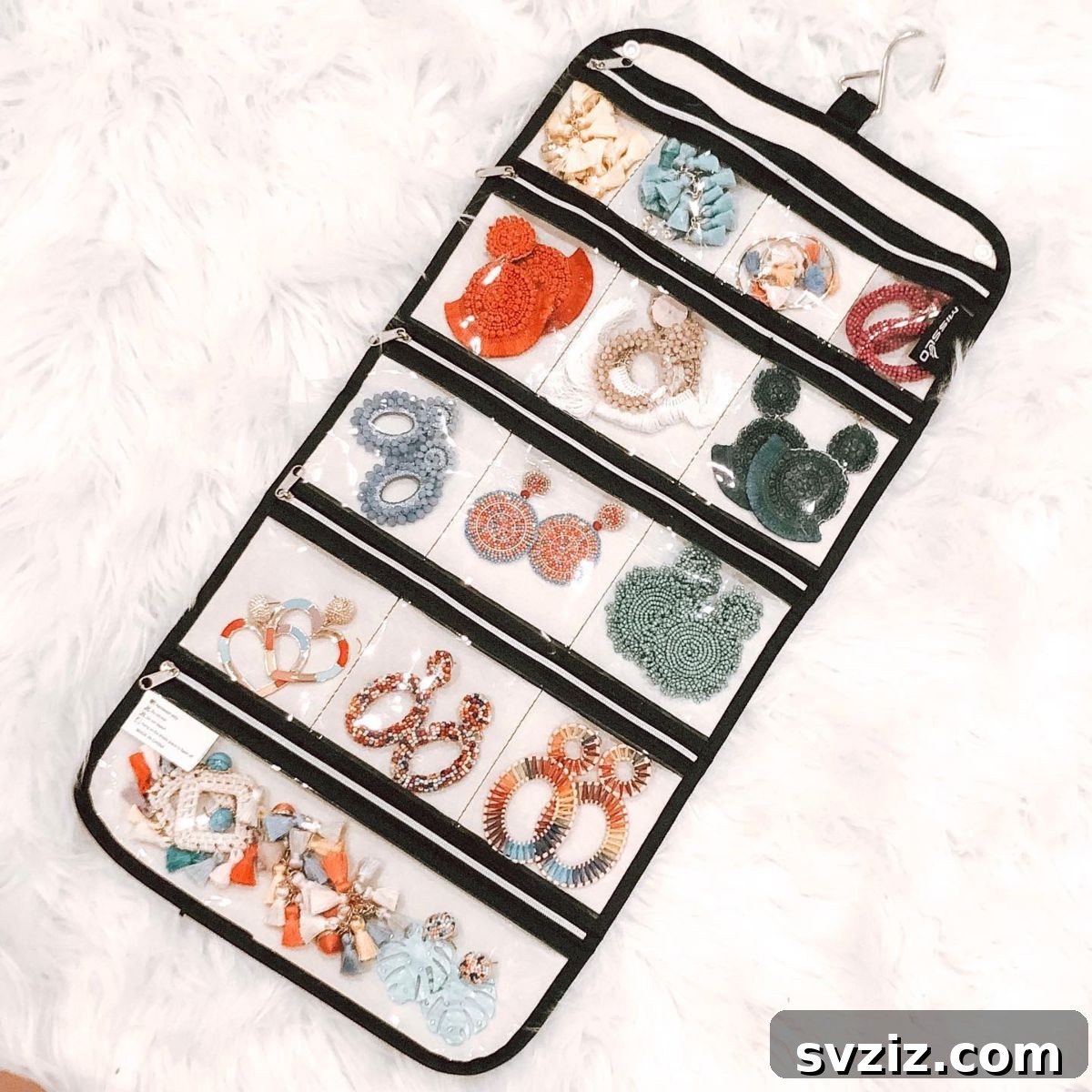 Hanging Pocket Organizer For Jewelry