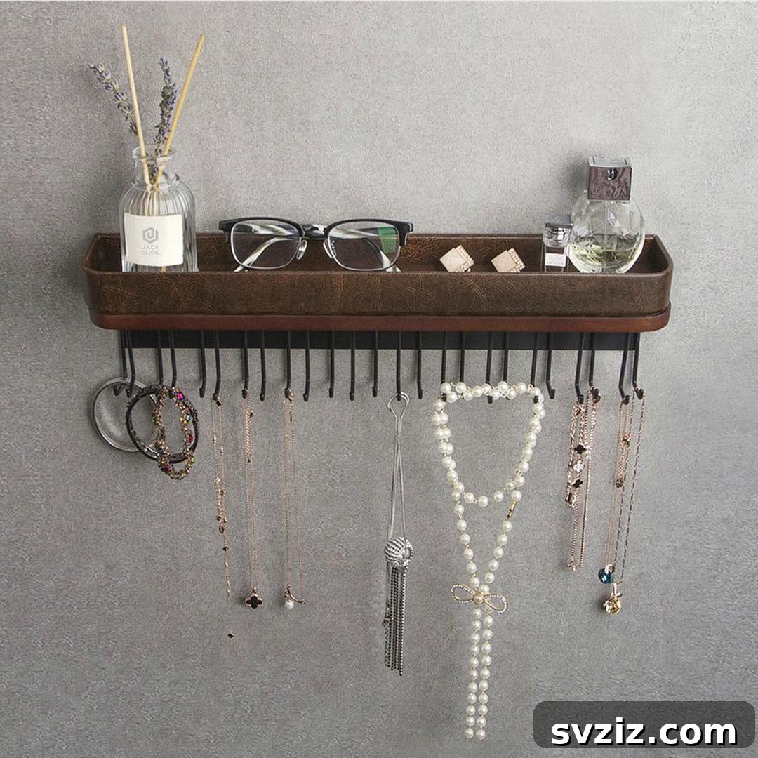 Wall Mounted Jewelry Organizer