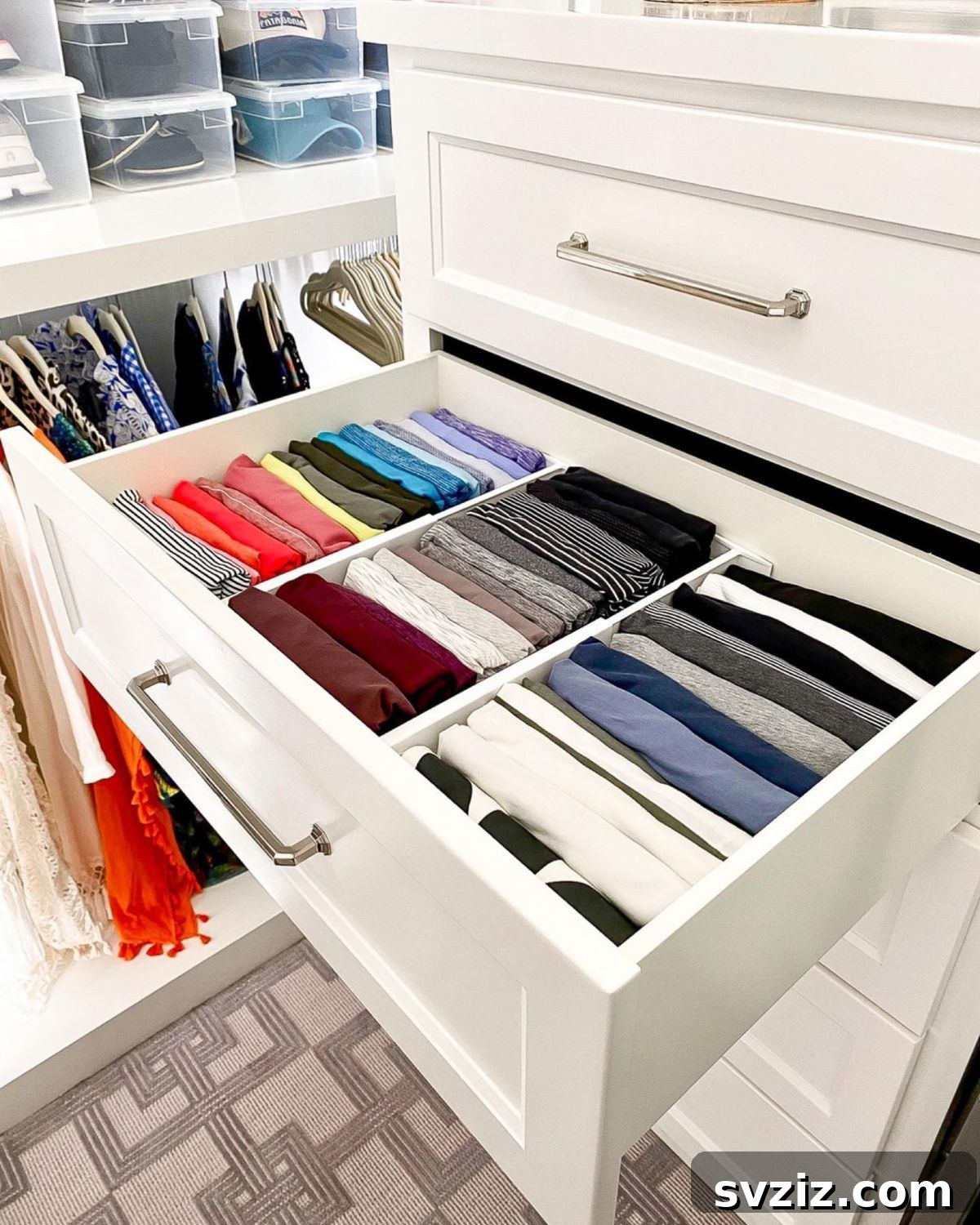 Smart Solutions for Shirt Storage 11 Drawer Dividers for Shirt Organization