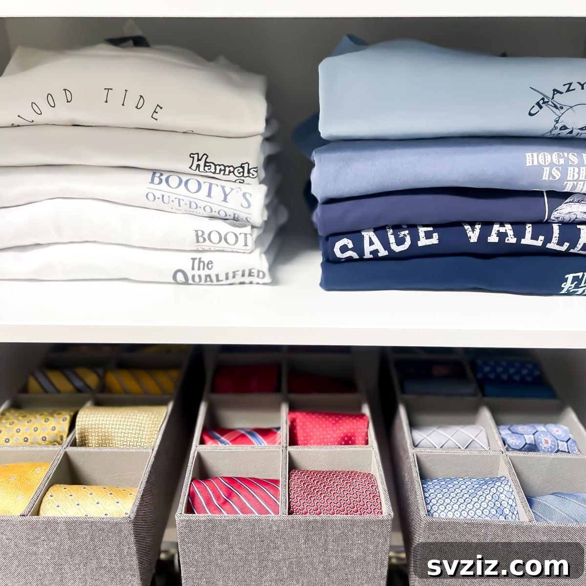 17 Genius Strategies for a Perfectly Organized Closet 19 tie storage