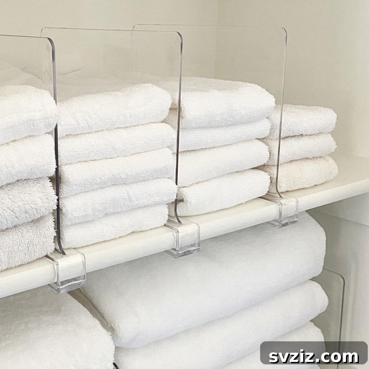 Transform Your Linen Closet: 21 Smart Storage Hacks 10 shelf dividers