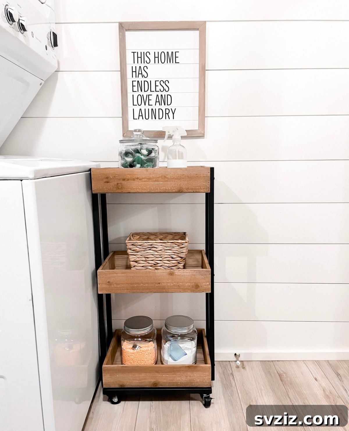Tiny Laundry Room Triumph: Smart Storage Secrets 10 3-tier rolling cart