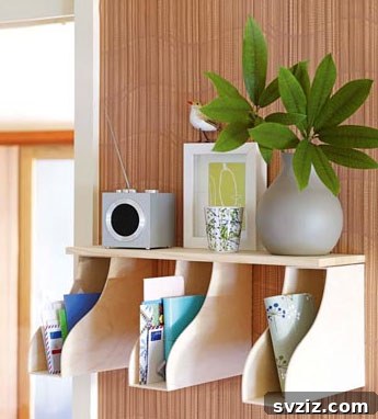20 Surprising Dollar Store Magazine Holder Hacks 13 Mail Sorting with Magazine Holders