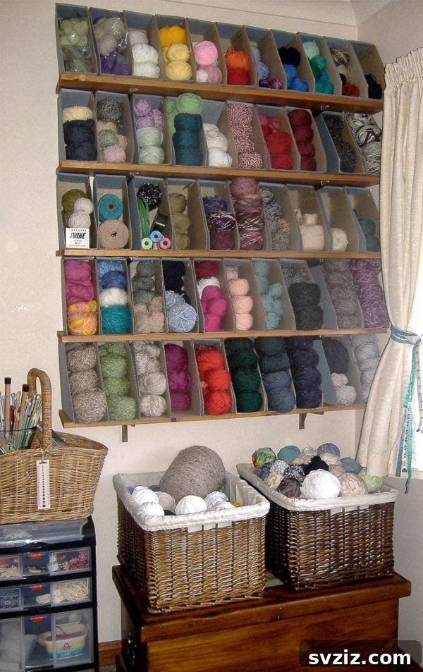 20 Surprising Dollar Store Magazine Holder Hacks 3 Yarn Storage with Dollar Tree Magazine Holders