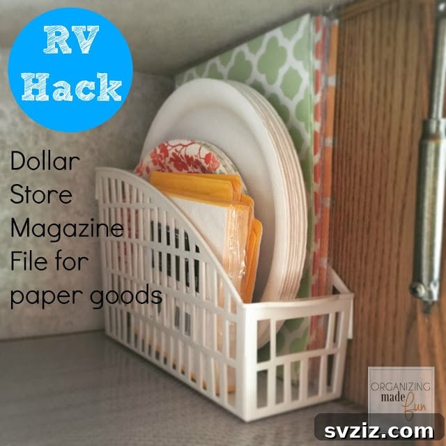 20 Surprising Dollar Store Magazine Holder Hacks 6 Party Plates in Magazine Holders