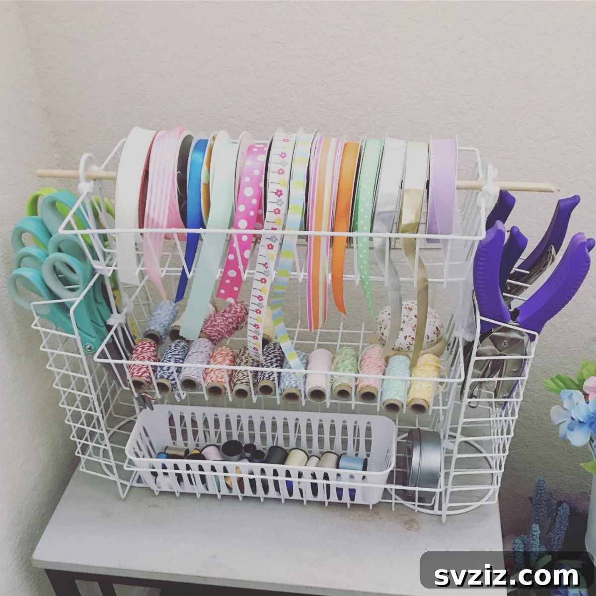 DIY Portable Wire Organizer